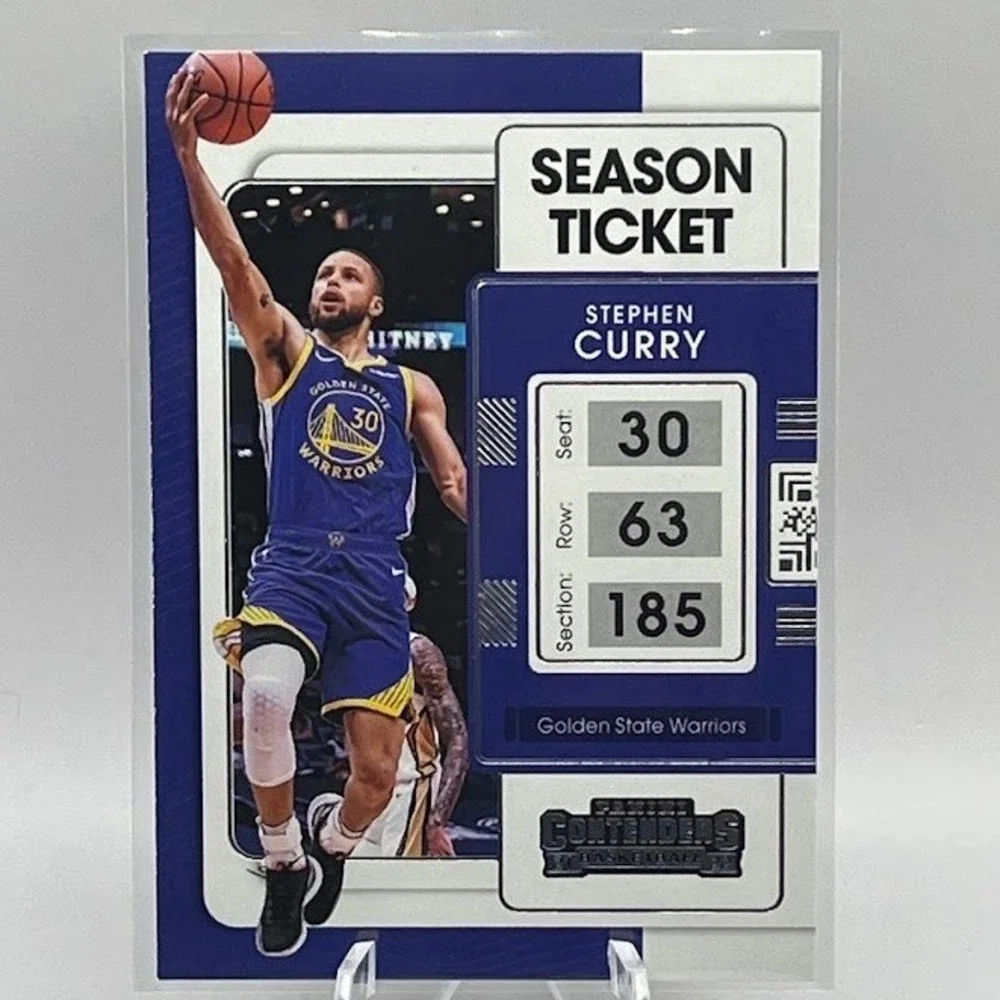 Stephen Curry Season Ticket 2021-22 Panini Contenders 10 Golden State Warriors